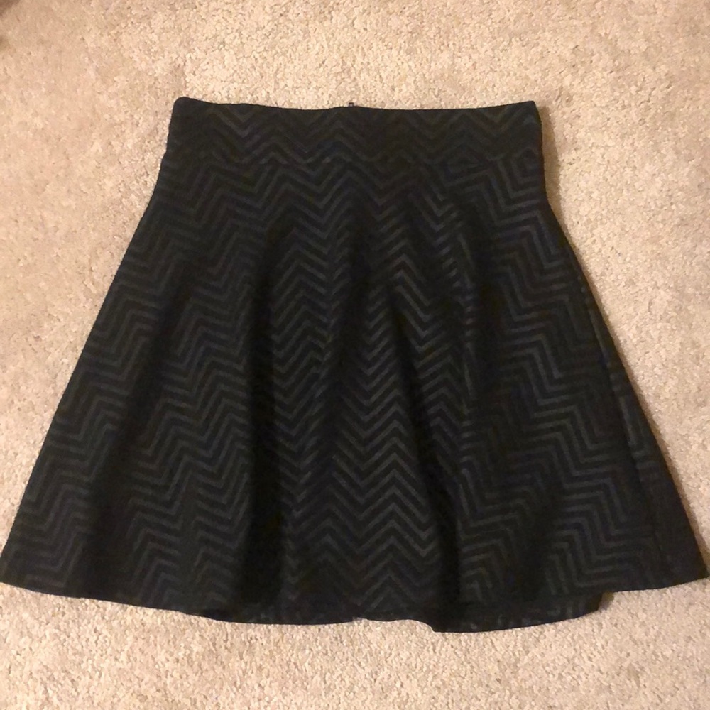 black skater skirt!
